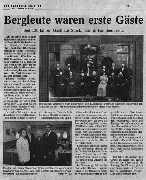 Gastronomie und deutsche Küche
