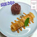Crepe mit Schokoladeneis